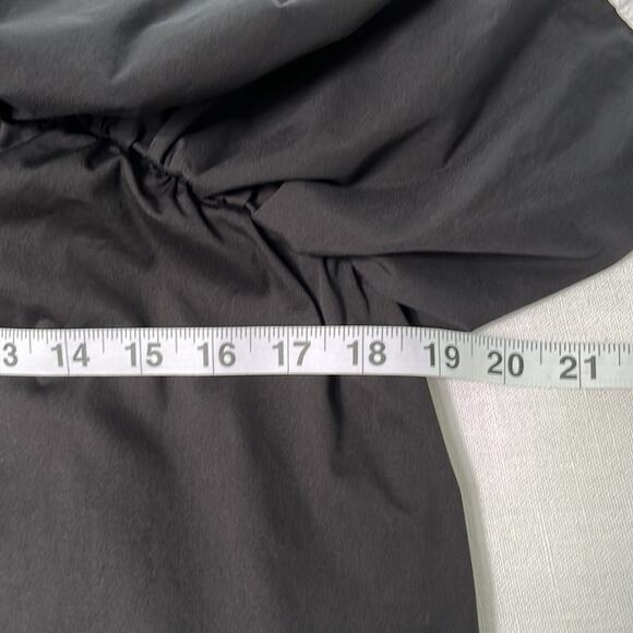 MILLY One Shoulder Ruffle Blouse Black White Size M - Picture 6 of 8